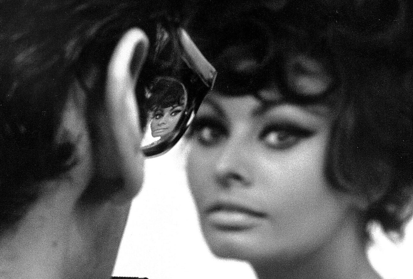 Tazio Secchiaroli - Richard Avedon e Sophia Loren. Roma, 1966