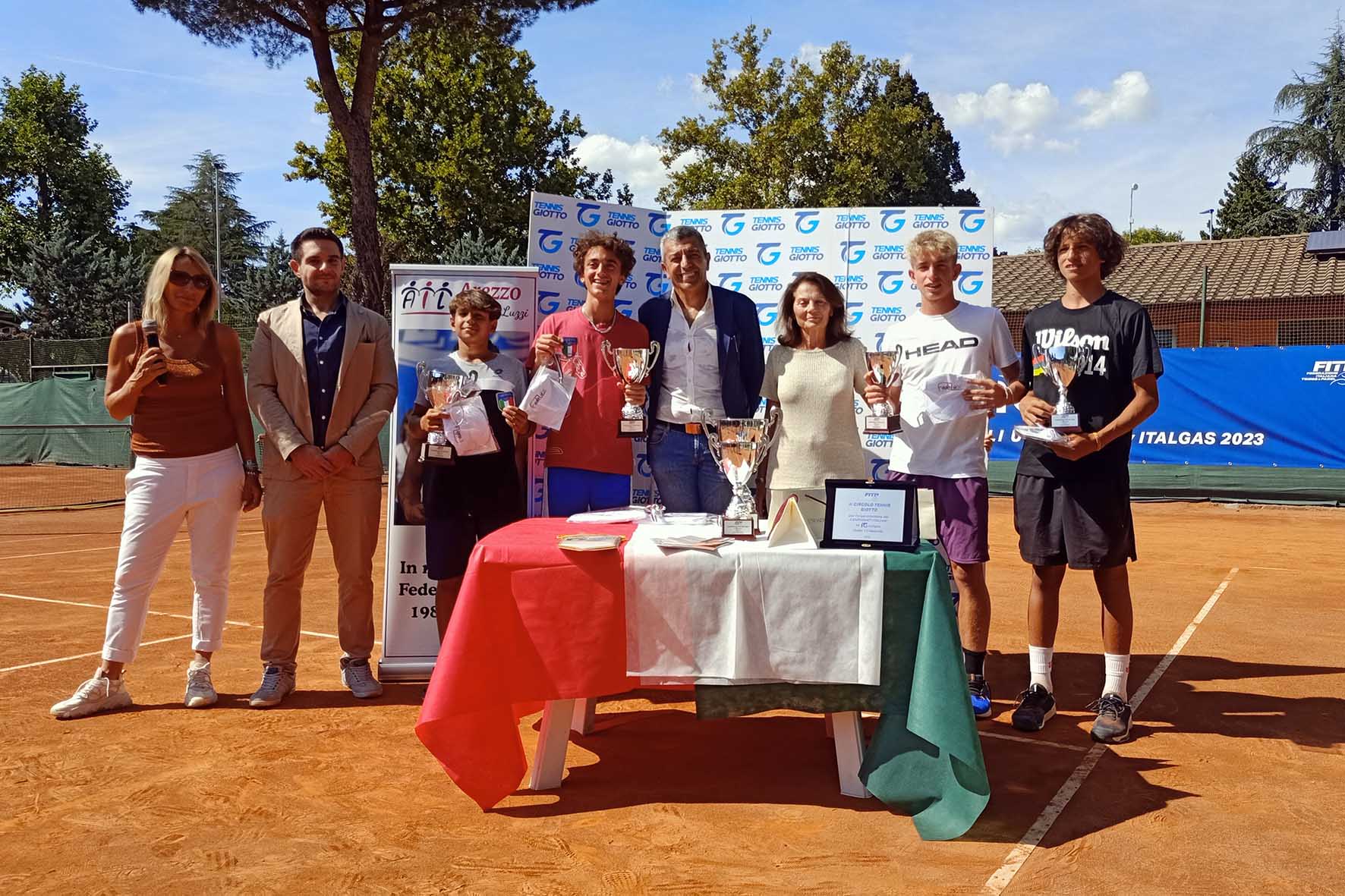 Tennis Giotto - Premiazioni Doppio Campionati Italiani Maschili Under14 2023 (1)