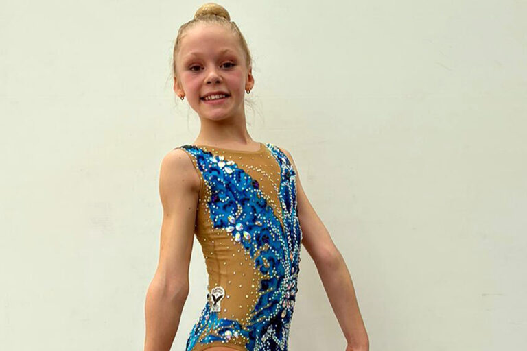 Linda Fiorucci della Ginnastica Petrarca è campionessa toscana di ritmica