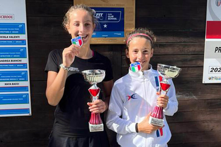 Tennis Giotto: Carlotta Melani è campionessa regionale di doppio Under12