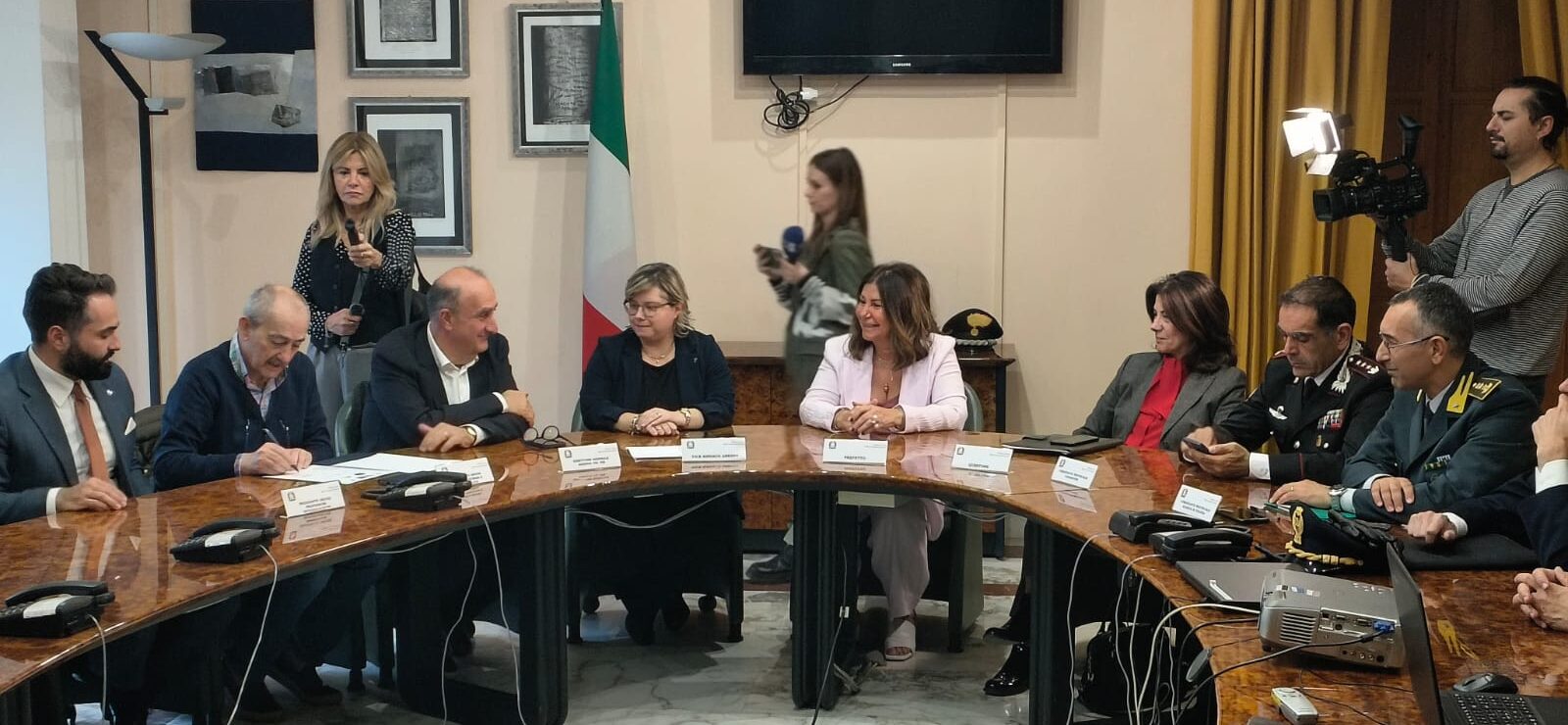 firma protocollo in Prefettura