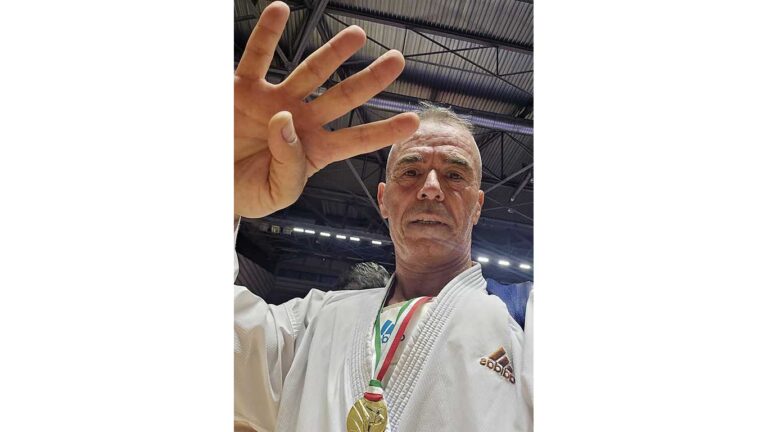 L’aretino Roberto Paglicci è campione italiano master di karate
