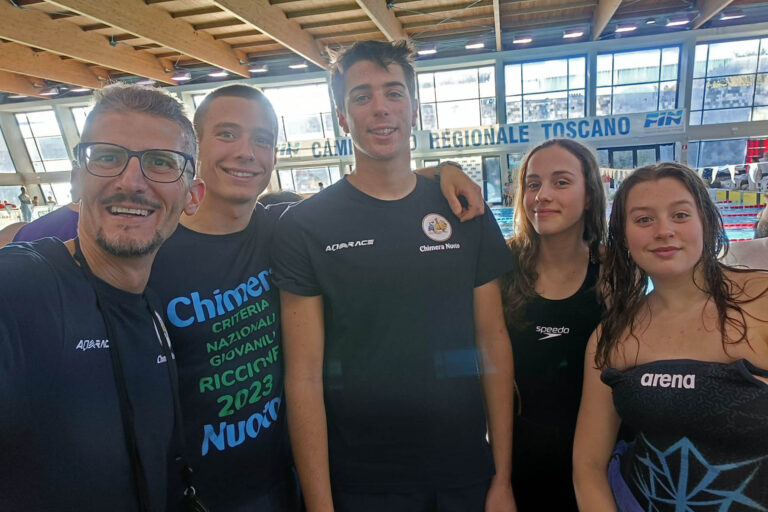 Doppia medaglia per la Chimera Nuoto al Campionato Regionale Assoluto