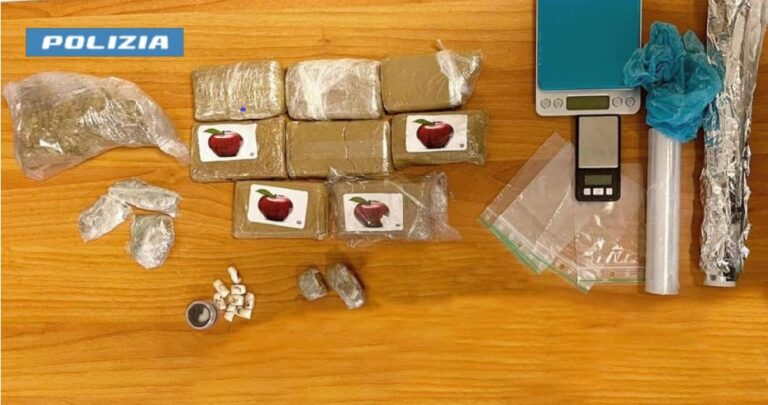 Arezzo: arrestato spacciatore con oltre 800 grammi di droga
