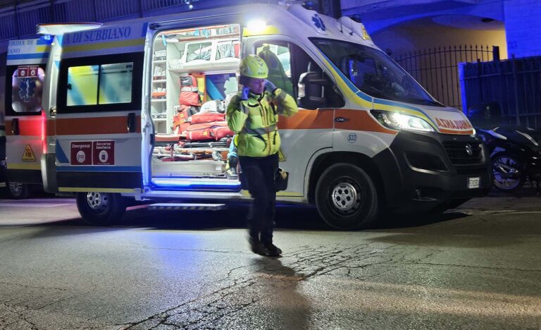 Incidente a Subbiano: coinvolta una autobetoniera, un uomo trasportato in ospedale con Pegaso 2