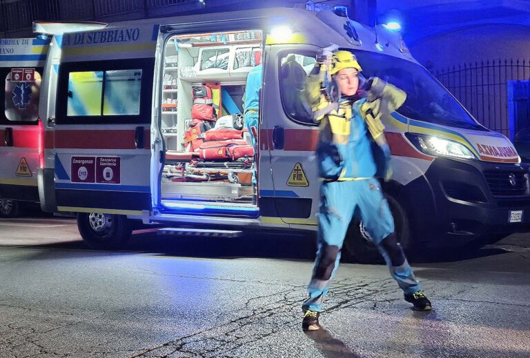 Incidente a Capolona: scontro frontale fra auto ed ape, ferito 67enne