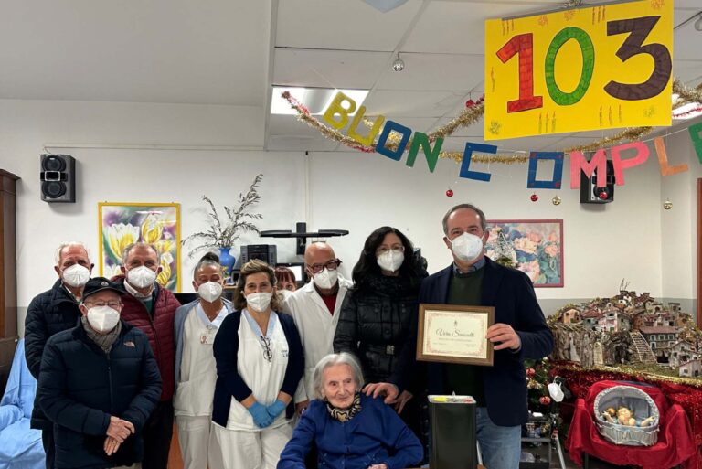 Vera Sinicatti, 103 anni di vita e di amore per la sua Cortona
