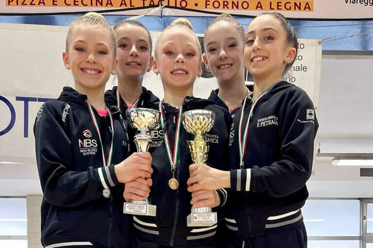 La Ginnastica Petrarca conquista due titoli regionali nella ritmica