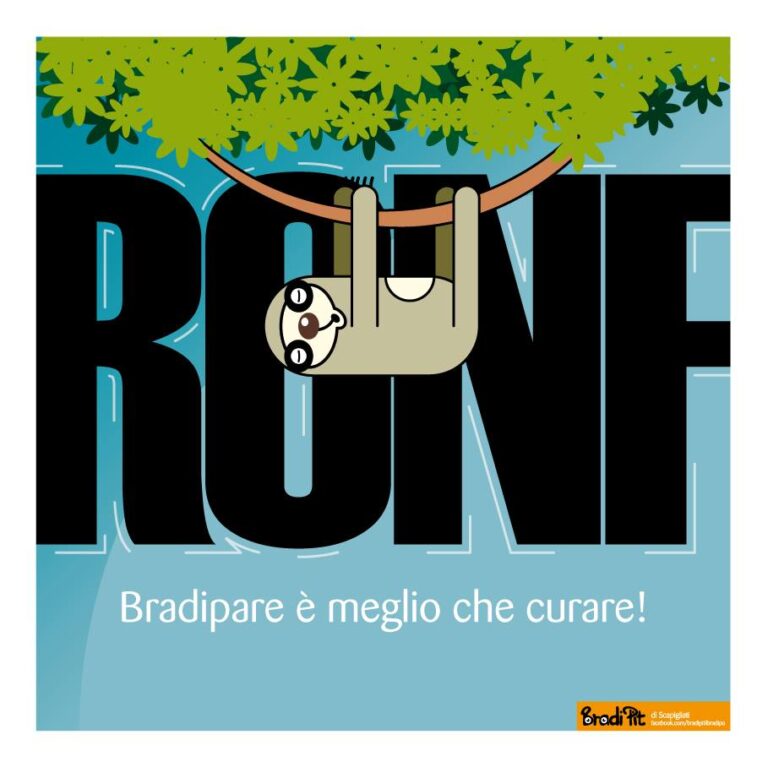 Bradipare è meglio che curare