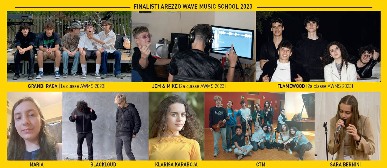 Finalisti Arezzo Wave Music School