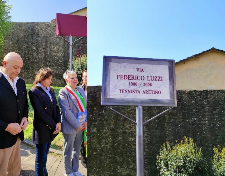 Via Federico Luzzi: la città si arricchisce del ricordo del giovane tennista prematuramente scomparso