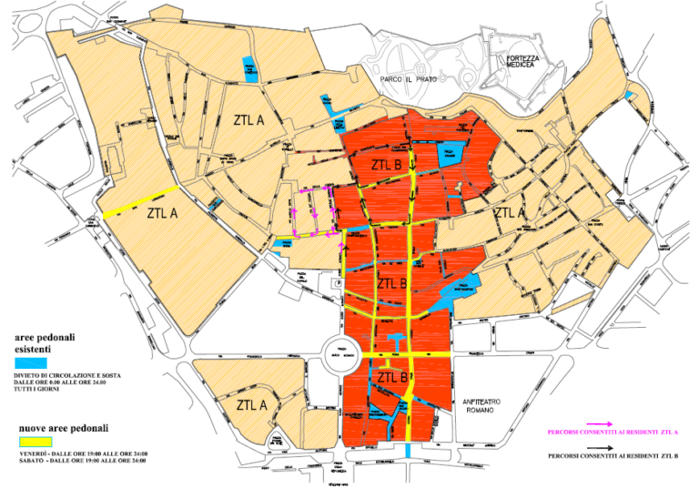 Dal 17 maggio al 14 settembre, il centro di Arezzo si trasforma: zona pedonale allargata il venerdì e sabato sera