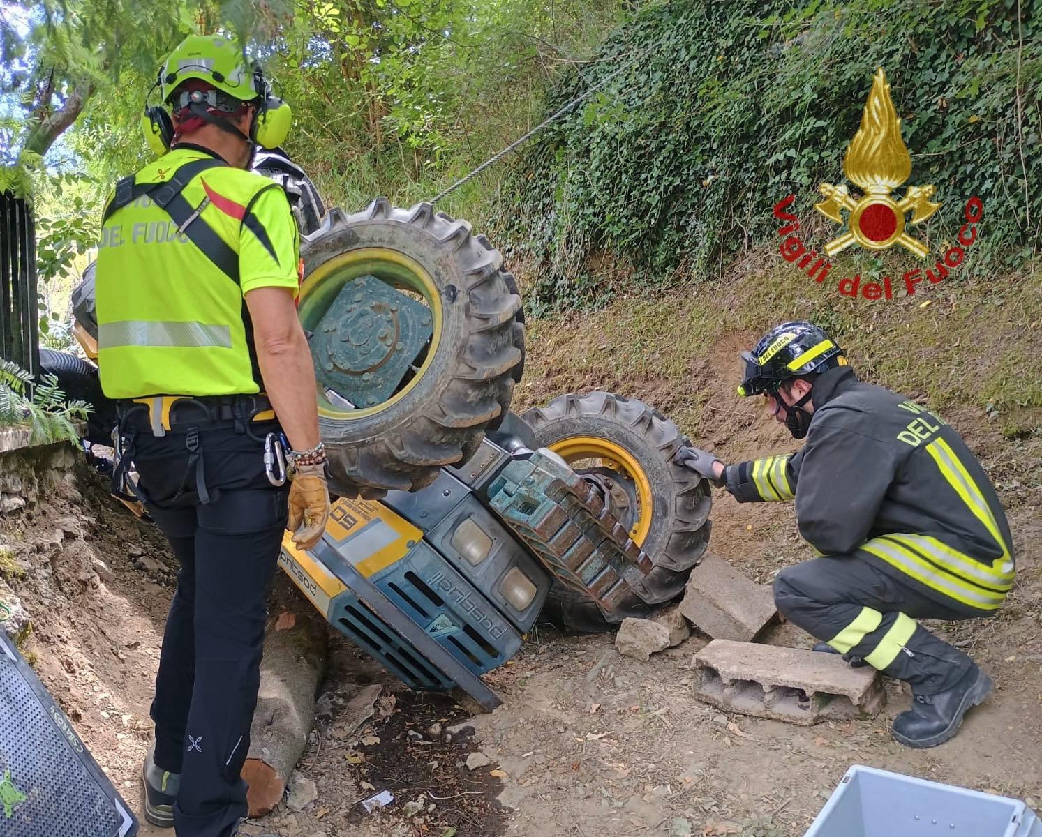 Incidente trattore