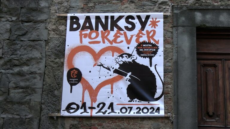 Banksy Forever: un’esposizione straordinaria nell’auditorium chiesa di Sant’Agostino a Cortona
