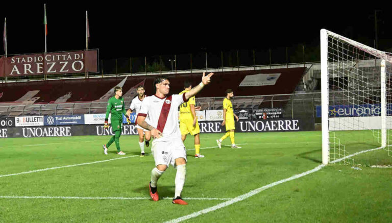 Arezzo-Ascoli 2-1: le immagini dei momenti salienti della partita