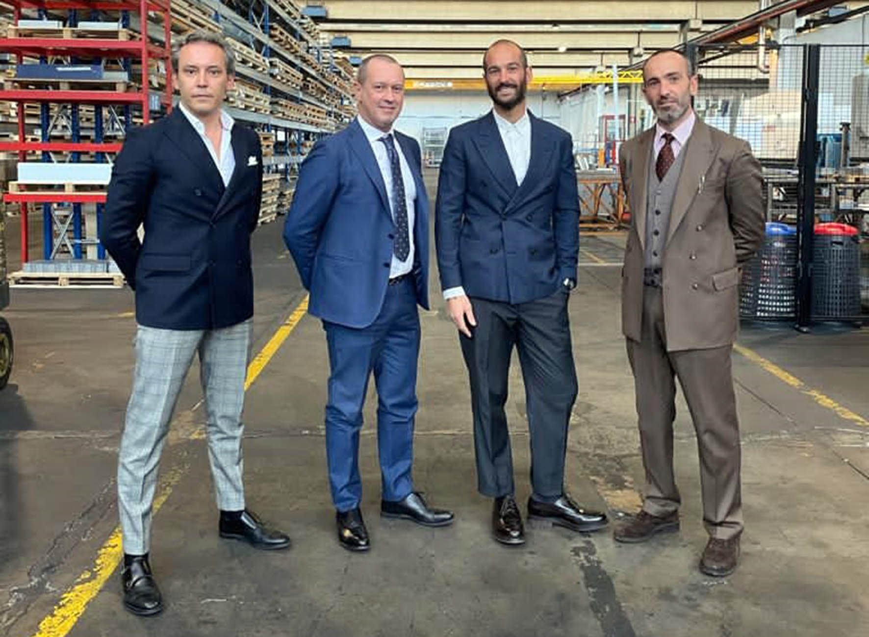 Saima Meccanica - Vincenzo Scoscini, Gabriele Moretti, Federico Rinaldi e Emiliano Rinaldi.
