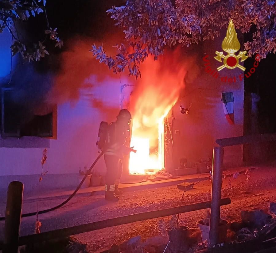 Incendio Cortona
