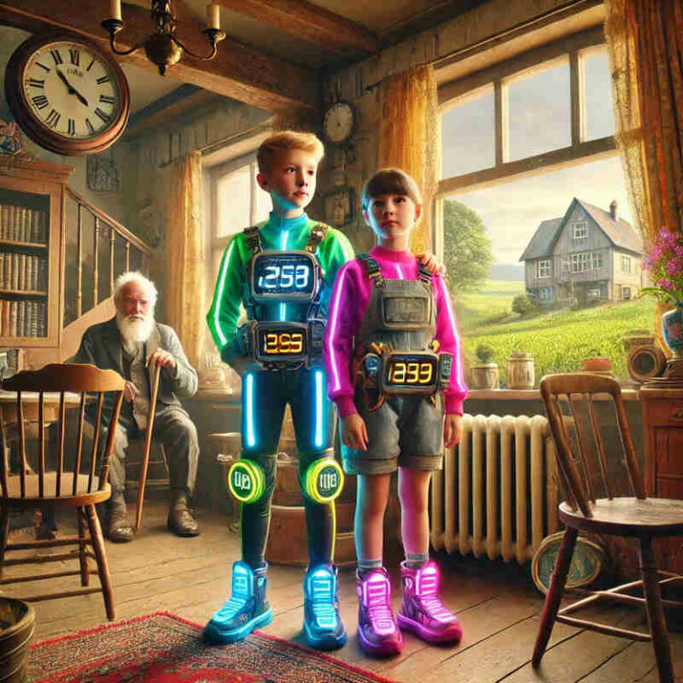 Dal futuro al passato: le avventure di Lyn e Cerase con il nonno avo