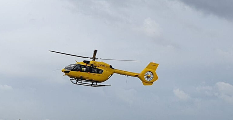 Incidente stradale a Ceciliano: due feriti gravi, uno trasportato alle Scotte con Pegaso