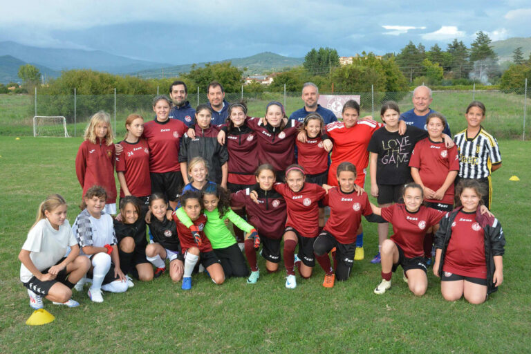 Entusiasmo e passione: al via la scuola calcio femminile di ACF Arezzo