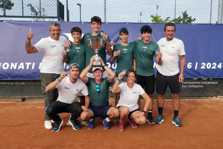 Il Tennis Giotto è campione d’Italia con le squadre maschili Under14 e Under16