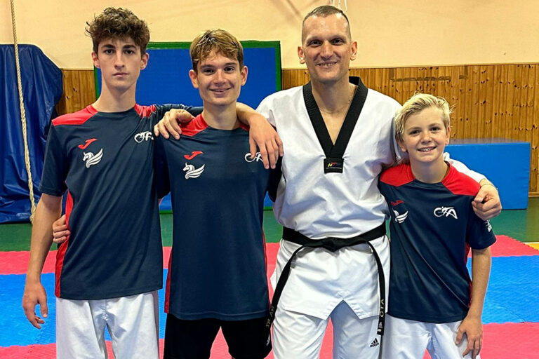 Il Centro Taekwondo Arezzo sul tatami del Dracula Open di Bucarest