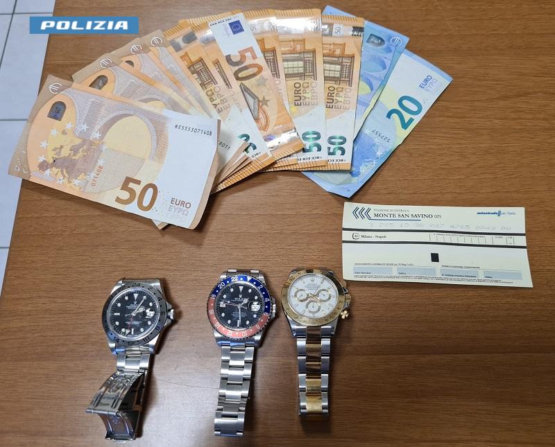 Due truffatori fermati dalla Polizia Stradale dopo aver derubato una coppia di anziani, dando vita a un inseguimento ad alta velocitÃ
