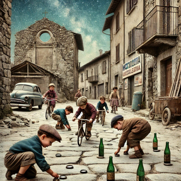 Primi anni ’50, un Giro d’Italia coi tappini