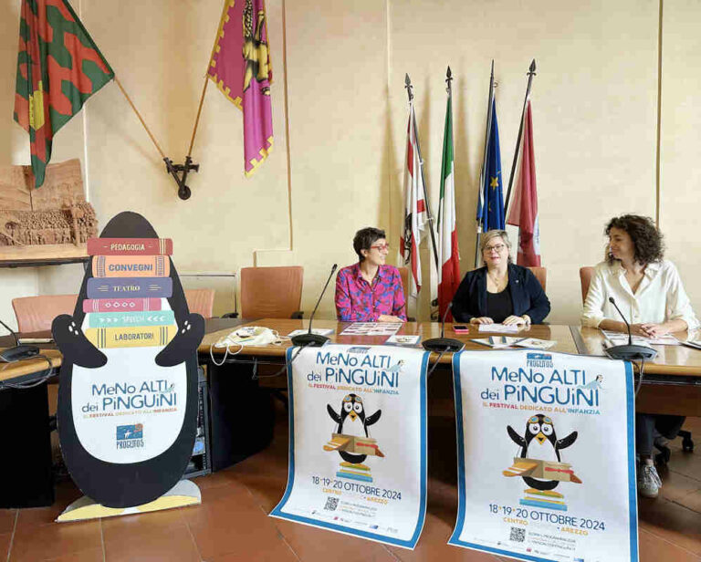 Arezzo accoglie l’ottava edizione del Festival “Meno Alti dei Pinguini”: un evento dedicato all’infanzia e alla creatività