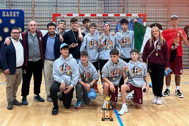La Scuola Basket Arezzo trionfa al torneo internazionale di Oswiecim