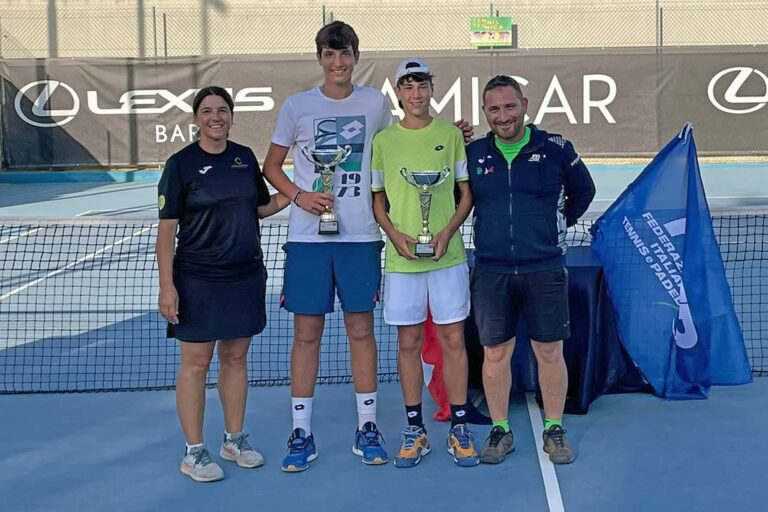 Due trionfi internazionali per i giovani del Tennis Giotto, ma amarezza in A2
