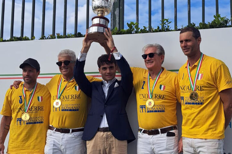 Unoaerre Acquedotto Romano trionfa ai Campionati Italiani di Polo: vittoria e solidarietà sul podio