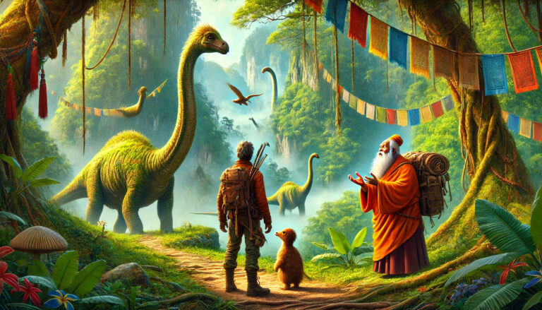 Dodo e Manuel sull’isola misteriosa: l’incontro con il monaco Nang Pa e i brachiosauri sopravvissuti
