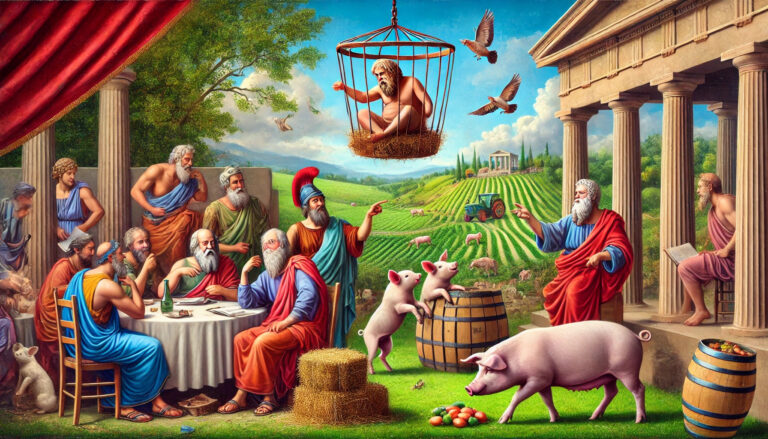 La rivoluzione di Troio: tra filosofia e inganno della fame