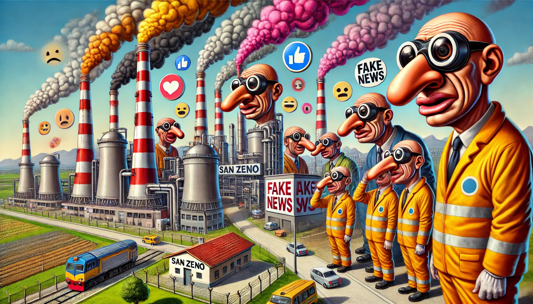 San Zeno, con l'industria, i nasi d'élite e l'influenza delle fake news