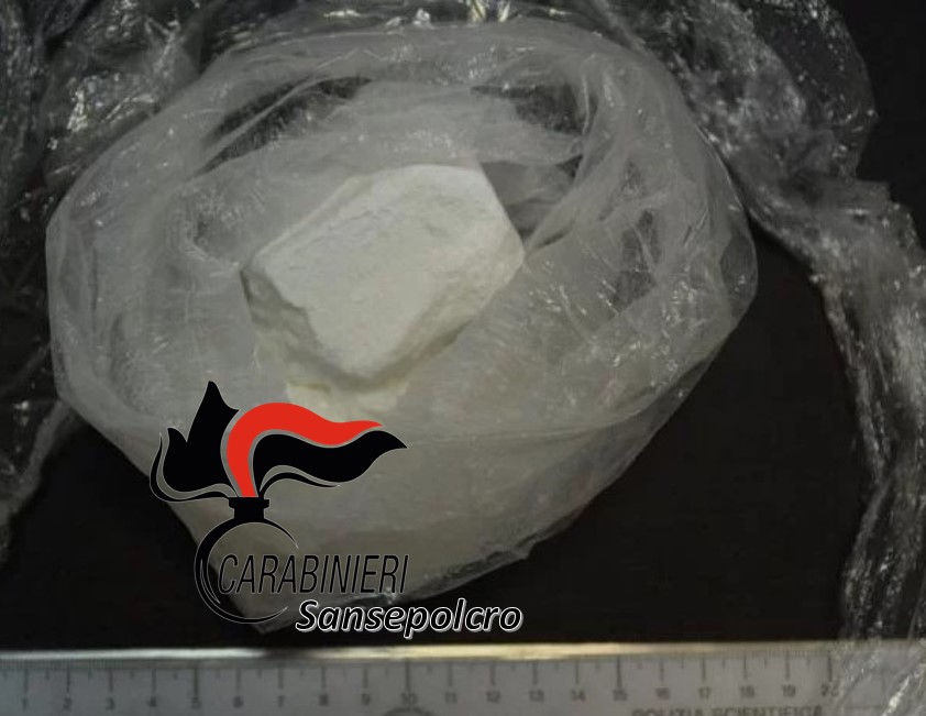 cocaina sequestro Sansepolcro