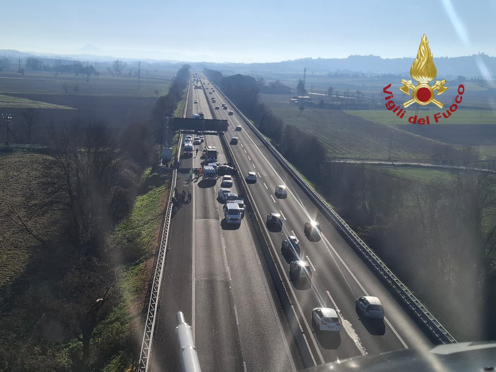 Tamponamento a catena sull'Autostrada A1 (3)