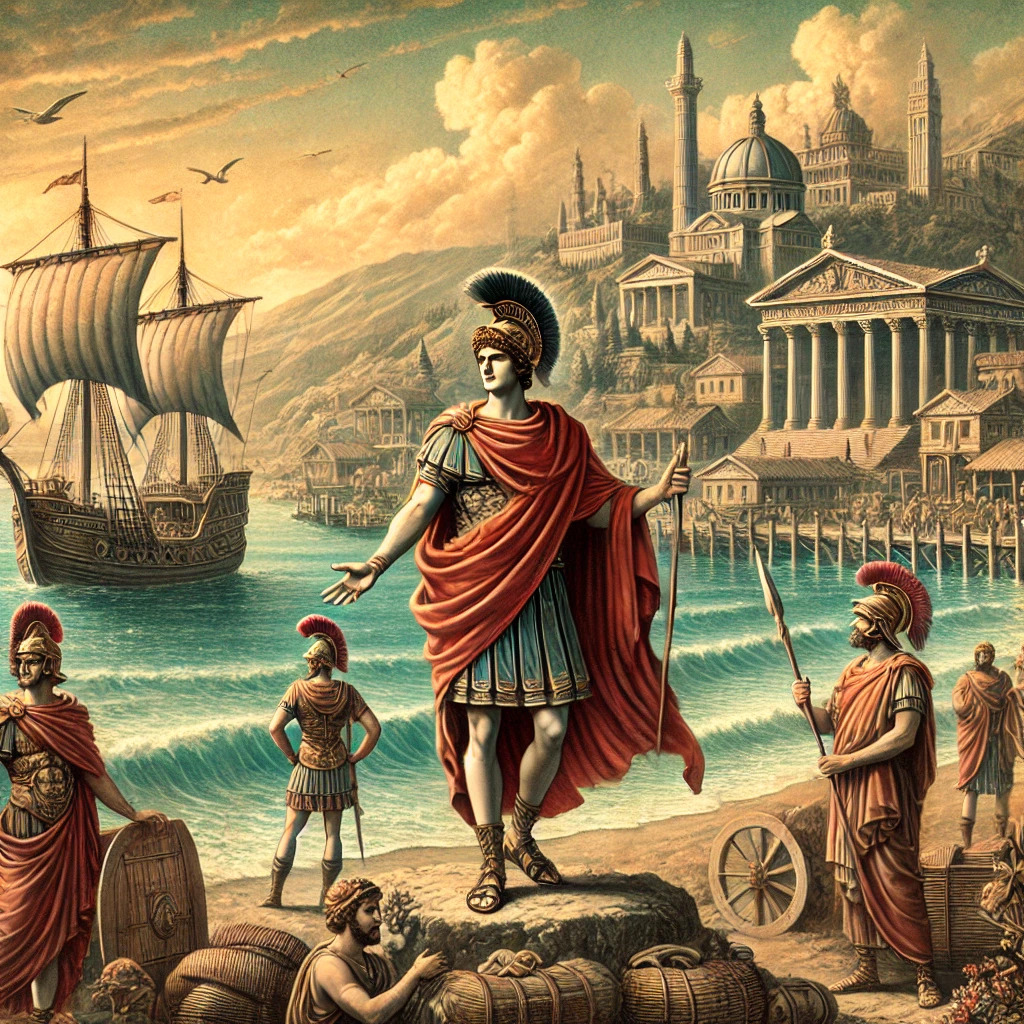 sbarco-mitologico-di-Enea-a-Pomezia_