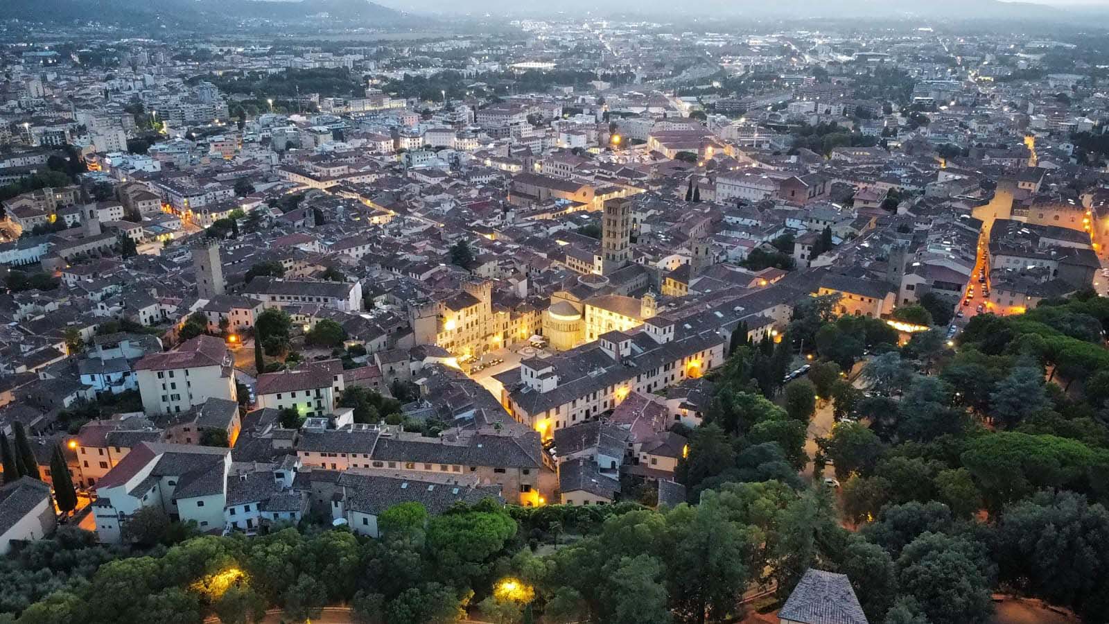 Arezzo,un panorama mozzafiato che incanta lo sguardo