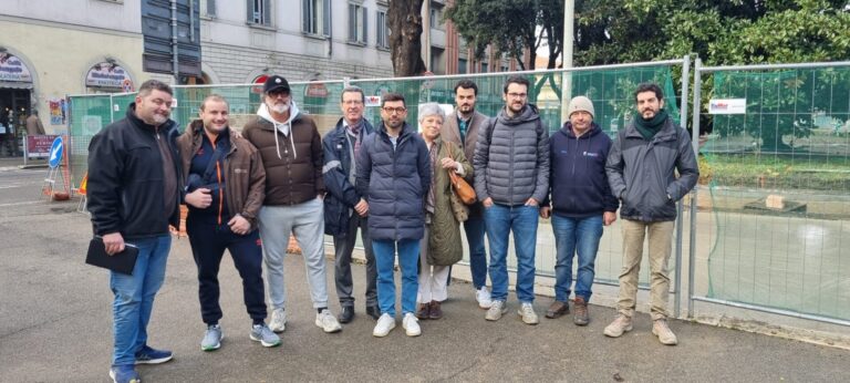 Nuovo look per piazzetta Edo Gori e Giardini Porcinai: lavori in corso per una città più accogliente