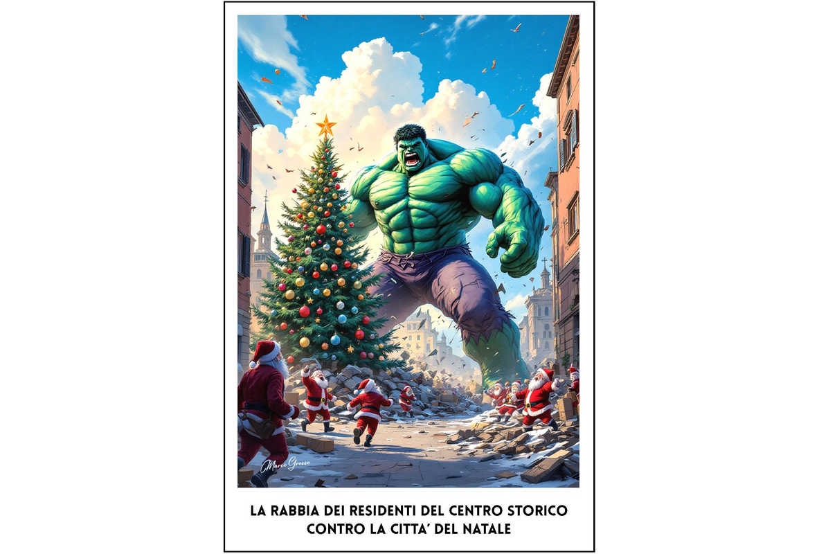 la rabbia dei residenti del centro storico contro la Città del Natale