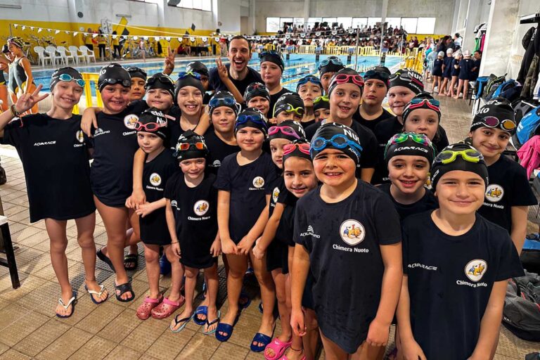 Chimera Nuoto brilla nei campionati Propaganda: 38 medaglie al debutto