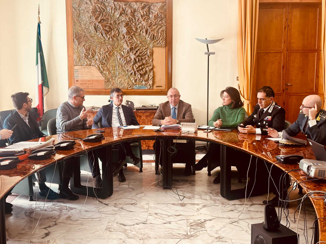 Prefettura la riunione del Comitato Provinciale per l’Ordine e la Sicurezza Pubblica