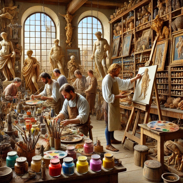 Le corporazioni artistiche nel Medioevo e Rinascimento
