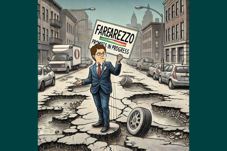 FAREAREZZO: promesse, sicurezza e manutenzione. I motori si scaldano, le buche restano