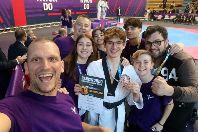 Bronzo tricolore per Lorenzo Franchi ai Campionati Italiani di Taekwondo Junior