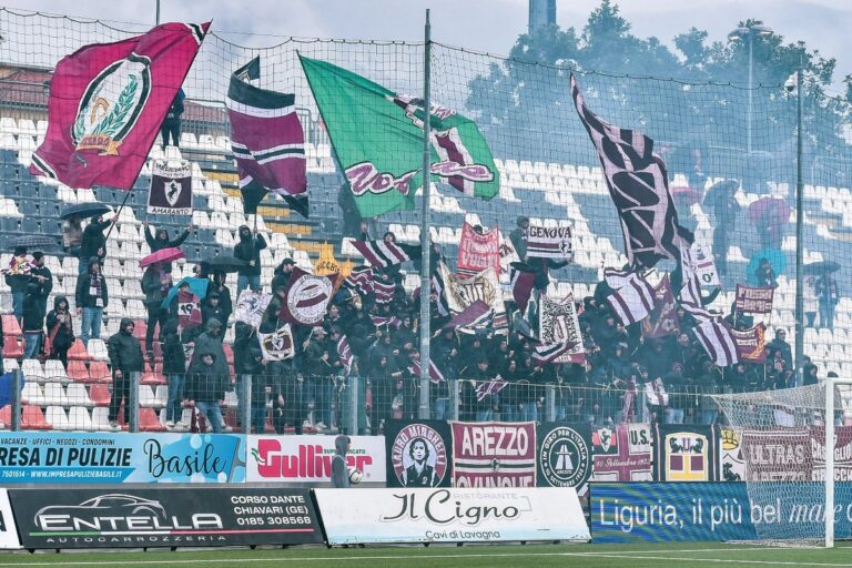 L’Entella festeggia la promozione e batte l’Arezzo: amaranto ora quinti