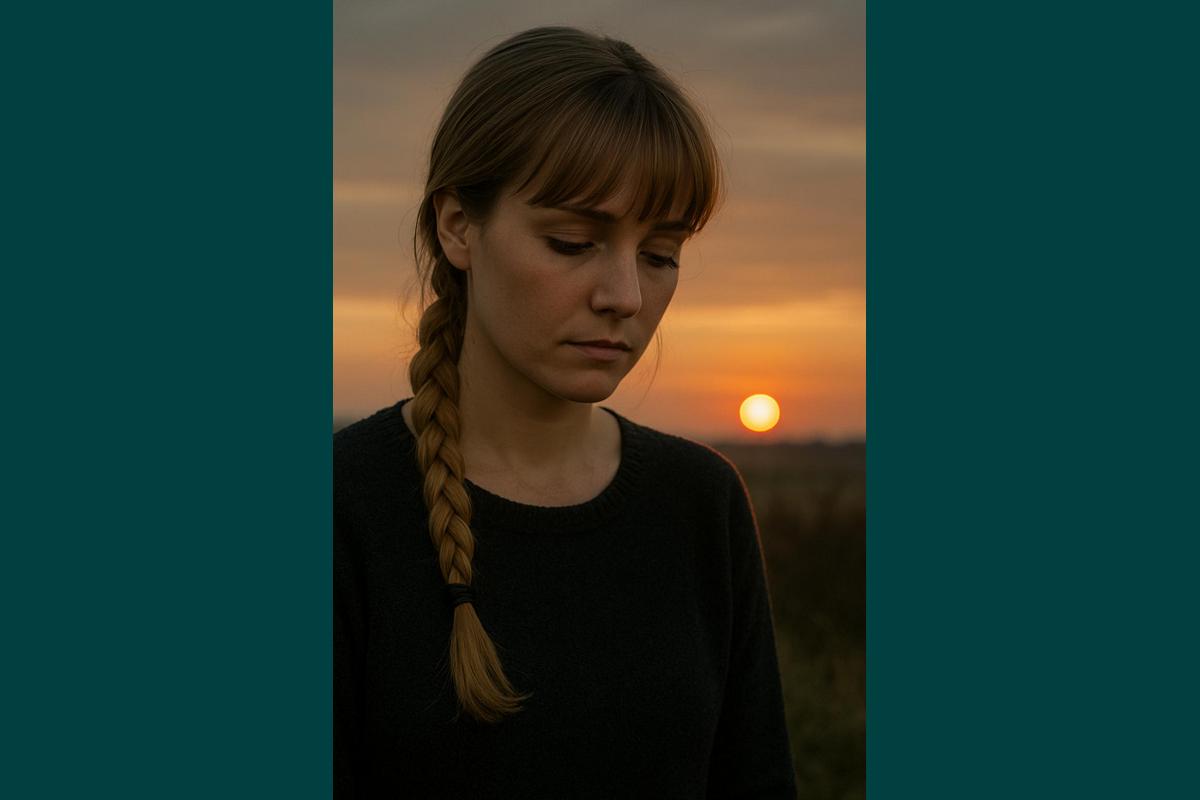 Giovane donna-Tramonto