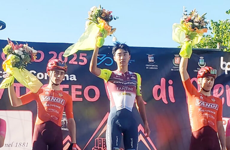 Ciclismo, Primo Maggio da record in provincia di Arezzo: tre gare e tre vincitori per la Hopplà Firenze alla Coppa Penna