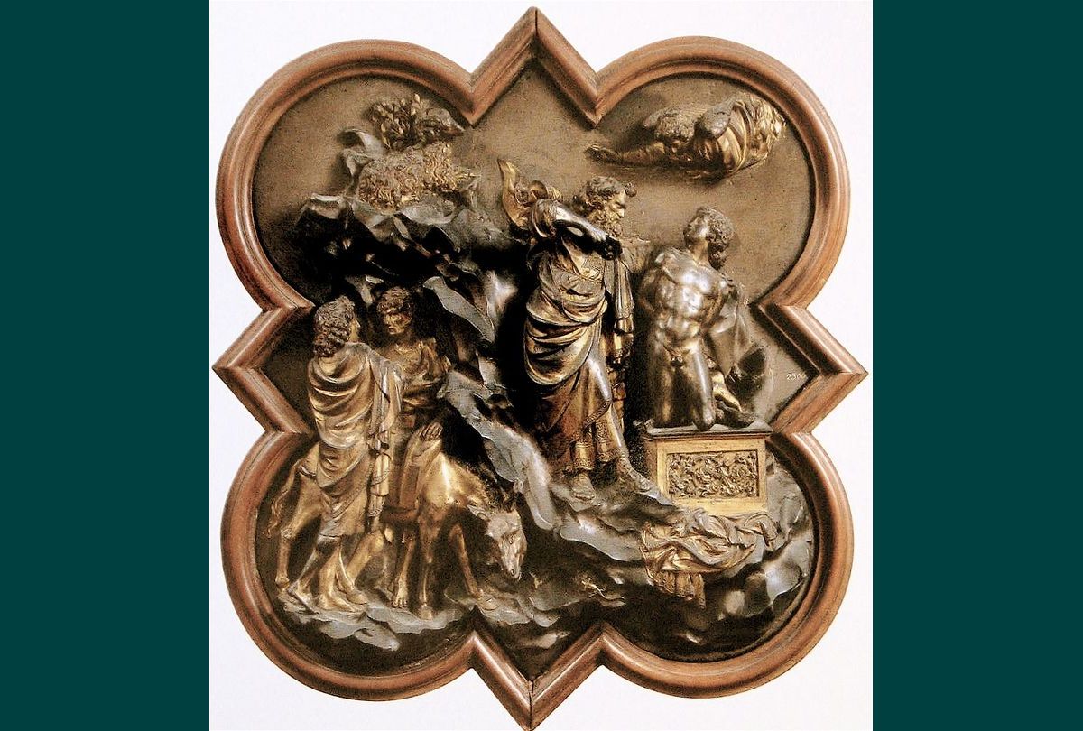 Lorenzo Ghiberti, Sacrificio di Isacco, 1401